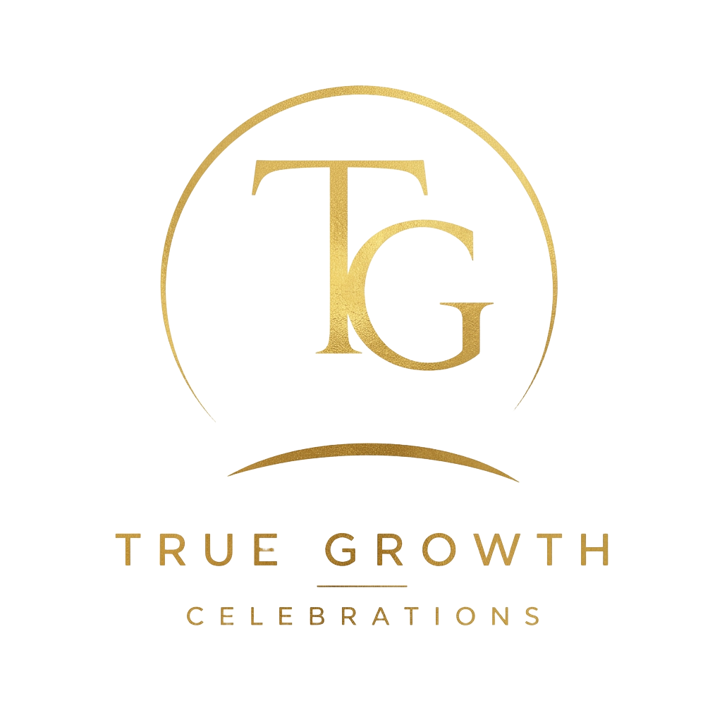 True Growth Celebrations monogram